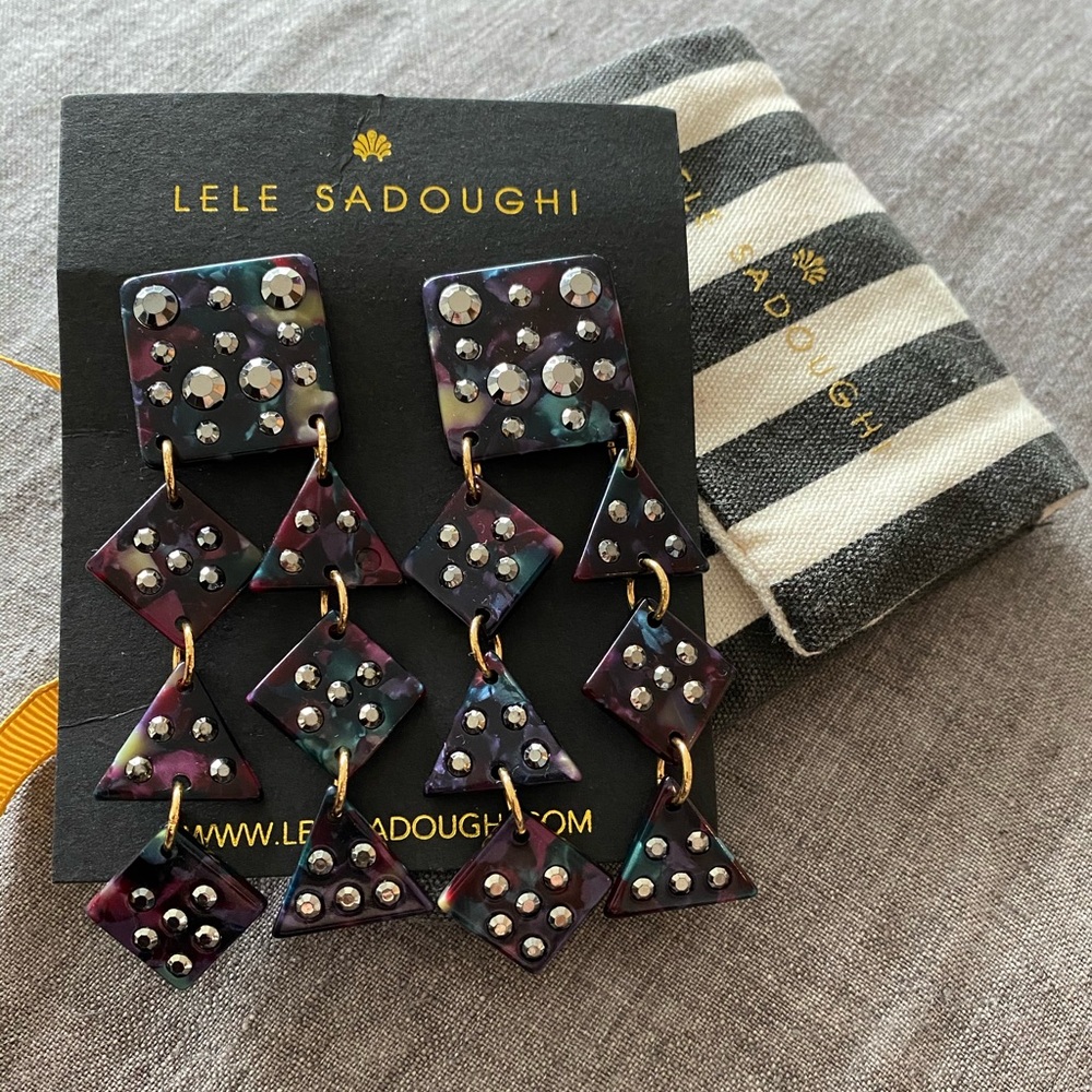 Lele Sadoughi Spotlight Chandelier Earrings